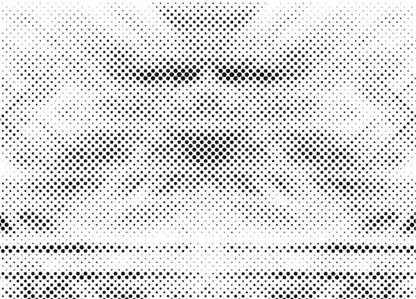 Grunge Halbtonvektorhintergrund Halbtonpunkte Vektortextur Farbverlauf Halbtonpunkte Hintergrund Schwarz Weißes Muster — Stockvektor