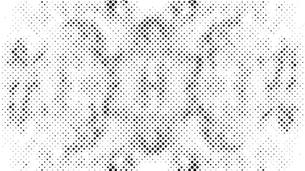 Fondo Punteado Semitono Abstracto Patrón Monocromo Con Puntos Textura Moderna — Archivo Imágenes Vectoriales