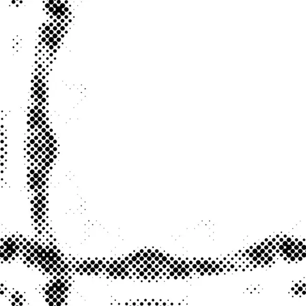Измельчите Одну Черно Белую Точку Текстурой Фона Пятнистая Векторная Абстрактная — стоковый вектор