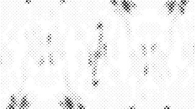 Arka plan siyah ve beyaz noktalı.