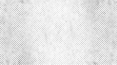 Siyah ve beyaz yarım ton. Mürekkep Yazdırma Sıkıntısı Arkaplanı. Noktalar Grunge dokusu. Tasarımınız için tek renkli yüzey.