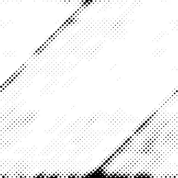 Черно Белый Гранж Точками Векторная Иллюстрация — стоковый вектор
