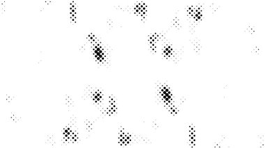 Siyah ve beyaz grunge çizgisi arka planda görülmüş. Soyut yarım ton illüstrasyon arka planı. Grunge ızgara polka nokta arkaplan deseni