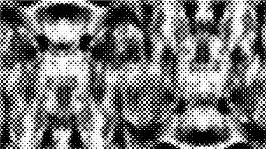 Noktalı siyah-beyaz desenler, vektör 