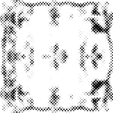  Yarım ton siyah ve beyaz noktalar dokusu. Benekli Soyut Doku