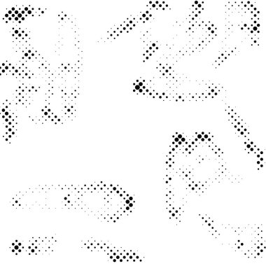  Yarım ton noktalı Grunge dokusu. Yarı Tonlama Efektleriyle Hafif Sıkıntılı Arkaplan.