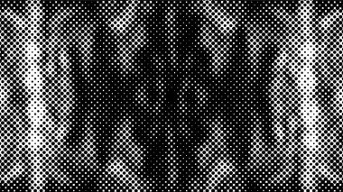 Grunge yarım ton vektör arkaplan. Yarı ton vektör dokusunu belirler. Gradyan yarım ton, pop sanatında arka planda yer alır. Siyah ve beyaz desenli. Mürekkep Yazdırma Sıkıntısı Arkaplanı 