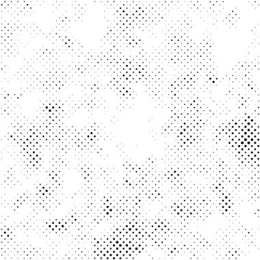 Grunge yarım ton vektör arkaplan. Yarı ton vektör dokusunu belirler. Gradyan yarım ton, pop sanatında arka planda yer alır. Siyah ve beyaz desenli. Mürekkep Yazdırma Sıkıntısı Arkaplanı 