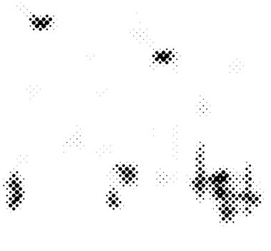 Grunge yarım ton vektör arkaplan. Yarı ton vektör dokusunu belirler. Gradyan yarım ton, pop sanatında arka planda yer alır. Siyah ve beyaz desenli. Mürekkep Yazdırma Sıkıntısı Arkaplanı 