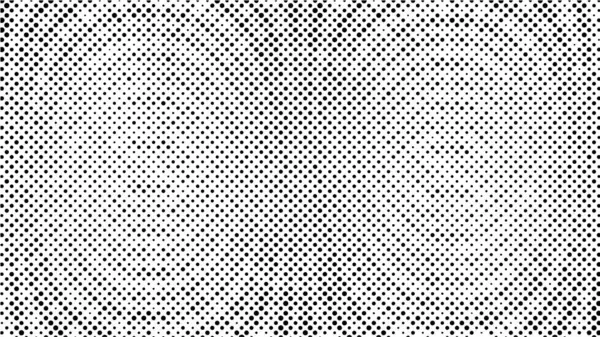 Grunge Halftone Black White Dots Texture Background Spotted Abstract Texture — Stock Vector