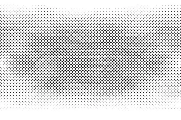 Spotted Black White Grunge Vector Line Background Abstract Halftone Illustration — Stock Vector