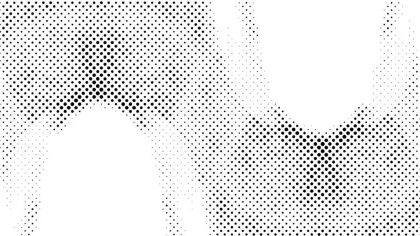 Black White Grunge Dissolve Dotted Background — Stock Vector