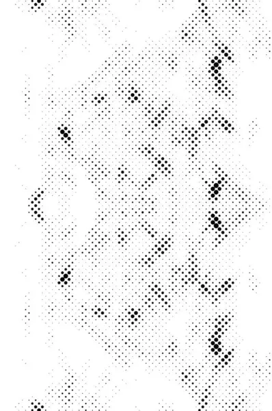 Abstrakcyjne Pół Tonu Czarno Białe Kropki Tekstury Tło — Wektor stockowy
