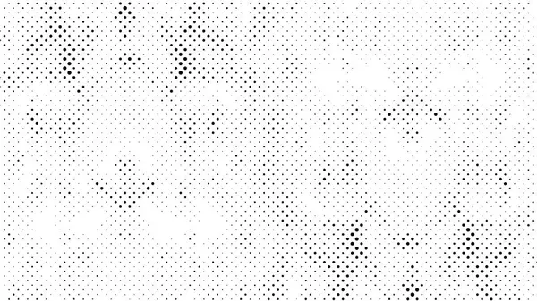 Demi Ton Noir Blanc Pois Texture Fond Texture Abstraite Tachetée — Image vectorielle