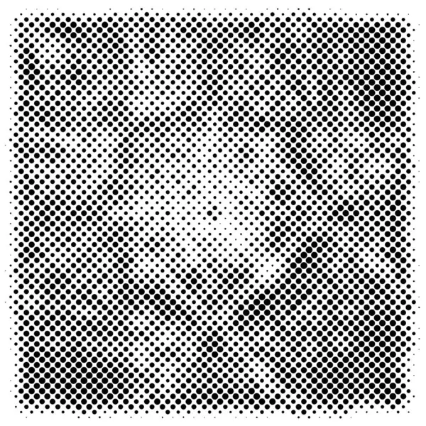 ハーフトーンブラックとホワイトドットのテクスチャーの背景 スポットされた抽象的なテクスチャ — ストックベクタ