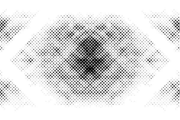 Abstracte Halftoon Zwart Wit Achtergrond — Stockvector