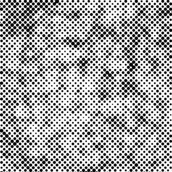 Halftone Dotted Grunge Texture Fond Clair Perturbé Avec Effets Demi — Image vectorielle
