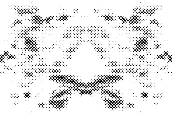 Motif Points Demi Tons Halftone Dotted Grunge Texture — Image vectorielle