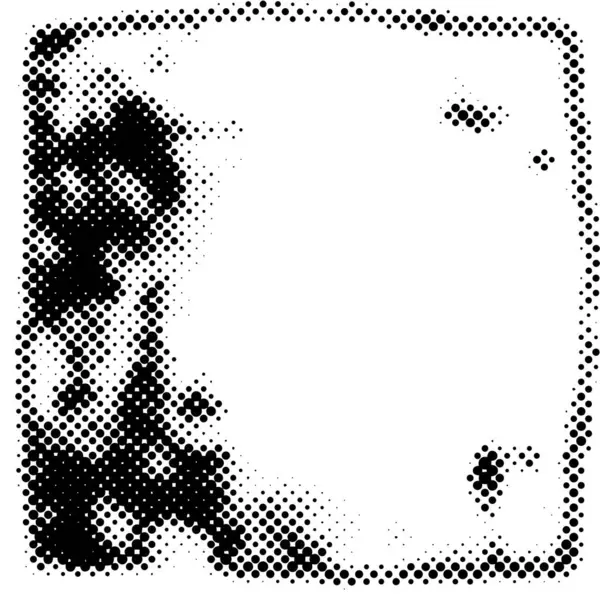 Černé Bílé Abstraktní Tečkované Pozadí — Stockový vektor
