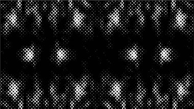 Gelecekçi noktalı grunge geometrik modern desen 
