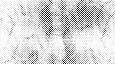 Grunge yarım ton vektör arkaplan. Yarı ton vektör dokusunu belirler. Gradyan yarım ton, pop sanatında arka planda yer alır. Siyah ve beyaz desenli. Mürekkep Yazdırma Sıkıntısı Arkaplanı 