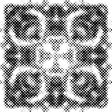 Grunge yarım ton vektör arkaplan. Yarı ton vektör dokusunu belirler. Gradyan yarım ton, pop sanatında arka planda yer alır. Siyah ve beyaz desenli. Mürekkep Yazdırma Sıkıntısı Arkaplanı 