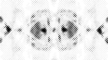 Grunge yarım ton vektör arkaplan. Yarı ton vektör dokusunu belirler. Gradyan yarım ton, pop sanatında arka planda yer alır. Siyah ve beyaz desenli. Mürekkep Yazdırma Sıkıntısı Arkaplanı 