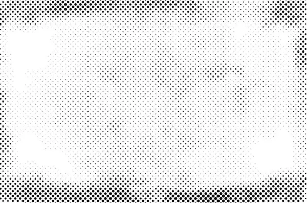 Grunge Background Black White Colours Dots — Stock Vector