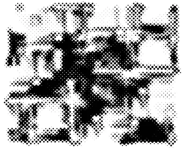 Fond Grunge Aux Couleurs Noir Blanc Pois — Image vectorielle