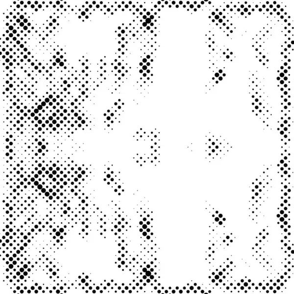 Zwarte Vlekken Mozaïek Witte Achtergrond Vector Illustratie — Stockvector