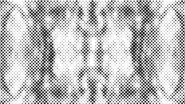 Halftone Fond Vectoriel Pois Texture Grunge Abstraite Tachetée Noire Blanche — Image vectorielle