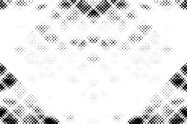 Fond Texturé Graphique Grunge Noir Blanc Pois — Image vectorielle