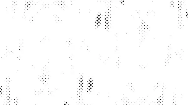 Nero Bianco Grunge Grafica Texture Sfondo Con Puntini — Vettoriale Stock