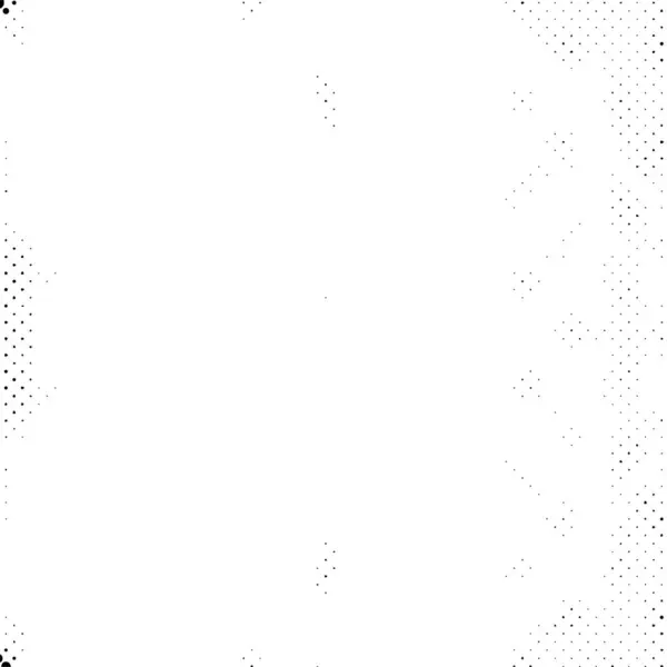 Zwart Wit Grunge Grafische Textuur Achtergrond Met Stippen — Stockvector