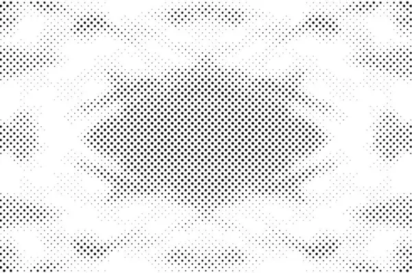 Черный Белый Гранж Текстуры Фона Точками — стоковый вектор