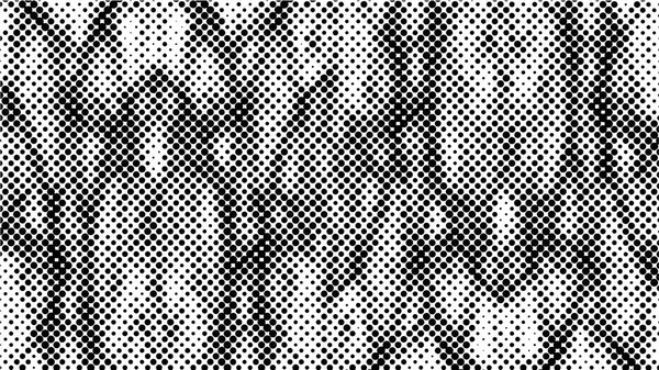 黒と白のグラウンジテクスチャー背景のドット — ストックベクタ