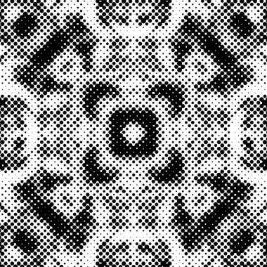 Yarım tonlu arka plan. Noktalı siyah beyaz desen. 