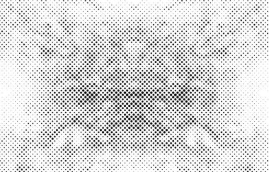 Grunge yarım ton vektör arkaplan. Yarı ton vektör dokusunu belirler. Gradyan yarım ton, pop sanatında arka planda yer alır. Siyah ve beyaz desenli. Mürekkep Yazdırma Sıkıntısı Arkaplanı 