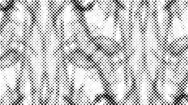 Grunge yarım ton vektör arkaplan. Yarı ton vektör dokusunu belirler. Gradyan yarım ton, pop sanatında arka planda yer alır. Siyah ve beyaz desenli. Mürekkep Yazdırma Sıkıntısı Arkaplanı 
