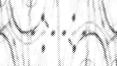 Noktalı fütüristik grunge geometrik modern desen