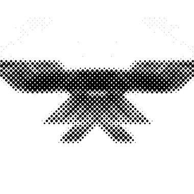 Noktalı simetrik duvar arkaplanı