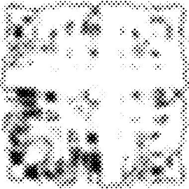 Grunge yarım ton vektör arkaplan. Yarı ton vektör dokusunu belirler. Gradyan yarım ton, pop sanatında arka planda yer alır. Siyah ve beyaz desenli. Mürekkep Yazdırma Sıkıntısı Arkaplanı 