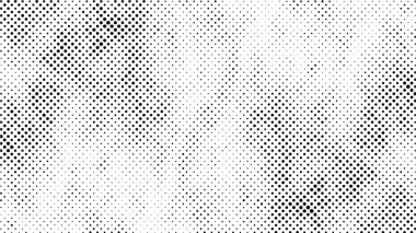 Siyah ve beyaz grunge çizgisi arka planda görülmüş. Soyut yarım ton illüstrasyon arka planı. Grunge ızgara polka nokta arkaplan deseni