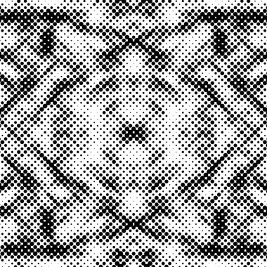 Grunge yarım ton vektör arkaplan. Yarı ton vektör dokusunu belirler. Gradyan yarım ton, pop sanatında arka planda yer alır. Siyah ve beyaz desenli. Mürekkep Yazdırma Sıkıntısı Arkaplanı 