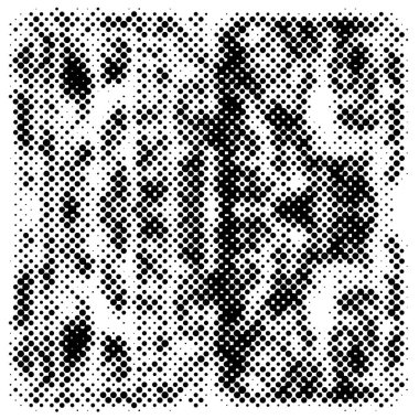 metin için boşluk ile siyah ve beyaz noktalı grunge arkaplan 