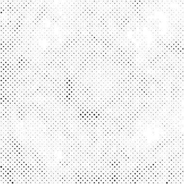 Yarım Tonlu Noktalar Düzeni. Yarım ton noktalı Grunge dokusu. Yarı Tonlama Efektleriyle Hafif Sıkıntılı Arkaplan