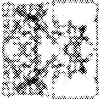 Yarım Tonlu Noktalar Düzeni. Yarım ton noktalı Grunge dokusu. Yarı Tonlama Efektleriyle Hafif Sıkıntılı Arkaplan