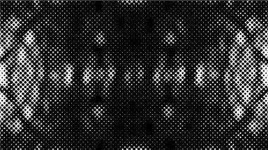 Yarım Tonlu Noktalar Düzeni. Yarım ton noktalı Grunge dokusu. Yarı Tonlama Efektleriyle Hafif Sıkıntılı Arkaplan