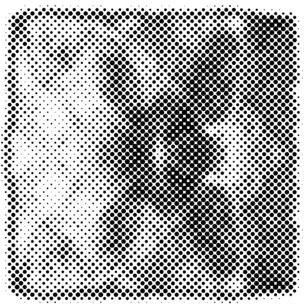 Abstracte Halftoon Achtergrond Zwart Wit Patroon — Stockvector