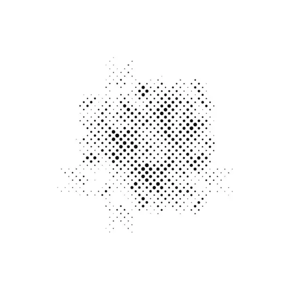 Abstraktní Pozadí Polotónu Černobílý Vzor — Stockový vektor